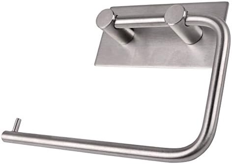 Multiuse Toilet Bowl Brush Holder Pan Lip Caddy Under The Rim 2 Brushes in 1 Motion 17" Antislip Grip Handle Premium Grade PP Deep Cleaning System Fibers