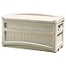 Premium Deck Box Patio Suncast Pool Storage Waterproof Bench 73 Gallon Large Outdoor Design