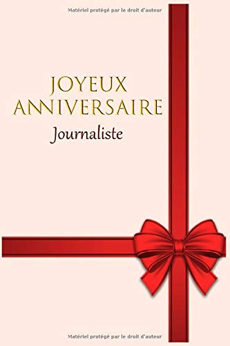 Amazon Fr Joyeux Anniversaire Journaliste Cadeau Carnet De Note Cahier Ligne 1 Pages 6x9 Couverture Souple Finition Mate Publishing J Anniversaire Livres