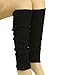Oksale Women Warm Soft Crochet Knitted Boot Cover Cuff Leg Warmers (Black)