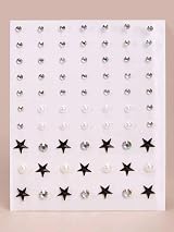 WUIOS Black Stars Face Eye Gems Jewels Women Self Adhesive Pearls Rhinestones view 6