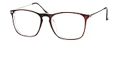 SOOLALA Designer Large Horn Rimmed Clear Lens
