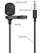 RockDaMic Professional Lavalier Microphone [FREE BONUS ACCESSORIES] Best Clip-on System Lapel Mic Condenser for Recording, Youtube, DSLR, Interview, Camera, iPhone Android PC Video Conference