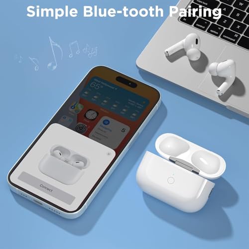 TERRIFI Wireless Charging Case for AirPods Pro 1 and 2 Gen, USB-C Port, Compatible with AirPod Pro 1st/2nd Gen, Replacement Charger Case, Type-C Port, Bluetooth Pairing Sync Button