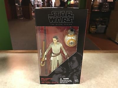 2016 Star Wars Black Series 6' Inch Figure MOC - #02 REY Jakku & BB-8 Lightsaber