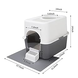 Sfozstra Cat Litter Box with Lid, Fully Enclosed