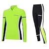 Airtracks functionele winterhardloopset, unisex, thermische hardloopbroek en thermisch hardloopshirt met lange mouwen…