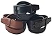 Ferrer Men's Leather Metal-Free Belt: Black: 36