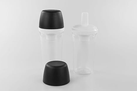 TUPPERWARE Exclusiv Zuckerhut 400 ml schwarz (2) Zuckerstreuer Zucker Streuer sugar P 24417