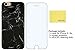 Iphone 6s Case, Iphone 6 Case, IiEXCEL Marble Pattern Black Soft Flexible TPU Slim Fit Cover Case and Glass Screen Protector for Iphone 6s/6 (Color 1)
