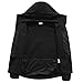 ReFire Gear Men's Warm Military Tactical Sport Fleece Hoodie Coat, Black, Small