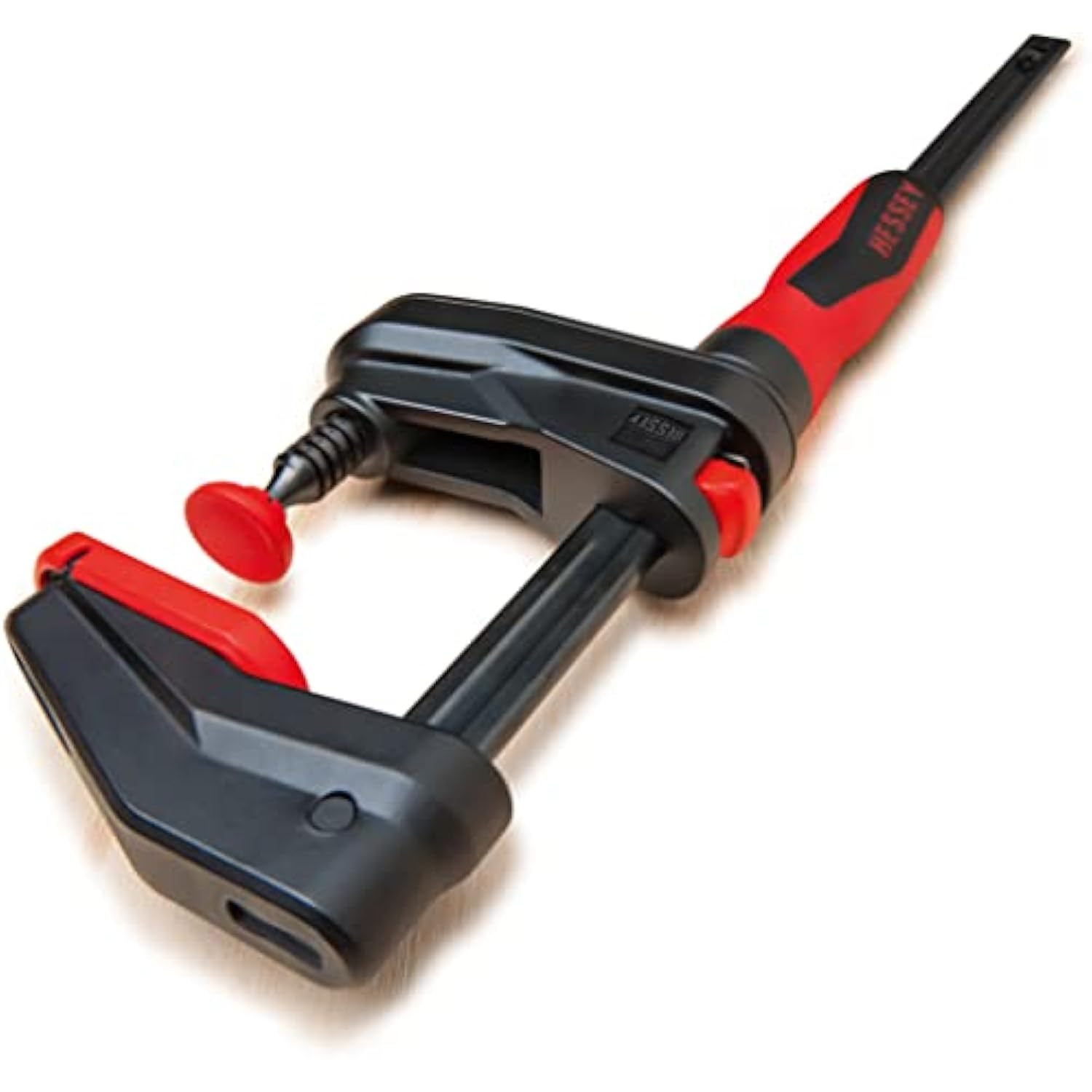 Bessey GearKlamp Bar Clamp – 12-Inch Capacity, Unique Offset Handle For Hard-to-Reach Spots