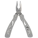 beegod Multitool Mini 9-in-1 Folding Pliers Multi-Tool Stainless Steel SOG EDC Pocket Size Portable Toolkit