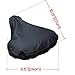 PAMASE Waterproof Bike Seat Cover - Outdoor City Road Bike Saddle Rain Cover, 2pcs Bicycle Cushion Protector with Drawstring & Storage Bag for Dust Resistant -15.7 * 15in