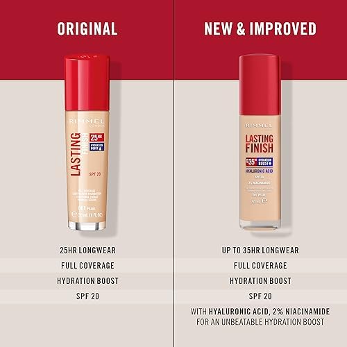 Lasting Finish 35H, 203 True Beige, fondotinta, lunga tenuta, idratante, formula vegana, alta coprenza, 30ml