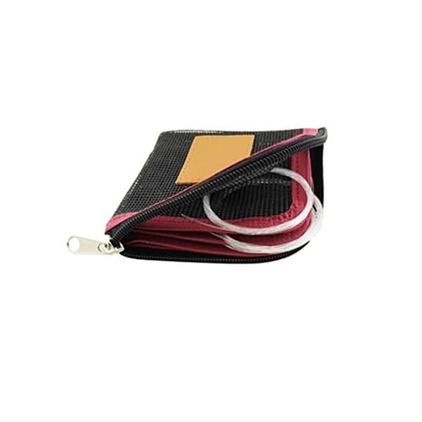 Special-SaleAventik-5-Slots-Mesh-Leader-wallet-Net-like-Leader-Tippet-Storage-Size-44X44-inch-Excellent-For-Fishing-Tapered-Leader-and-Fly-fishing-Tippet