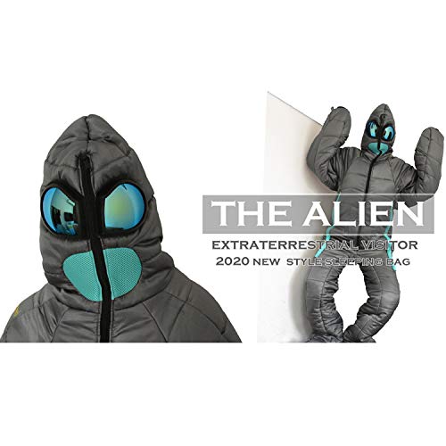 WLDOCA Adult Wearable Sleeping Bag Humanoid Alien Outdoor Walking Camp