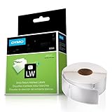 DYMO Authentic LW Return Address Labels for LabelWriter Label Printers, White, 3/4'' x 2'',&nbsp;1 roll of 500