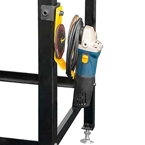 Power Grinder Rest, Vertical Mounting Plate, Disk Holder, Holds Most 5