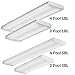 Lithonia Lighting LBL4 LP840 4-Feet Commercial LED Wraparound Indoor Light, White