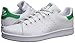 adidas Originals boys Stan Smith Sneaker, White/White/Green, 5.5 Big Kid US