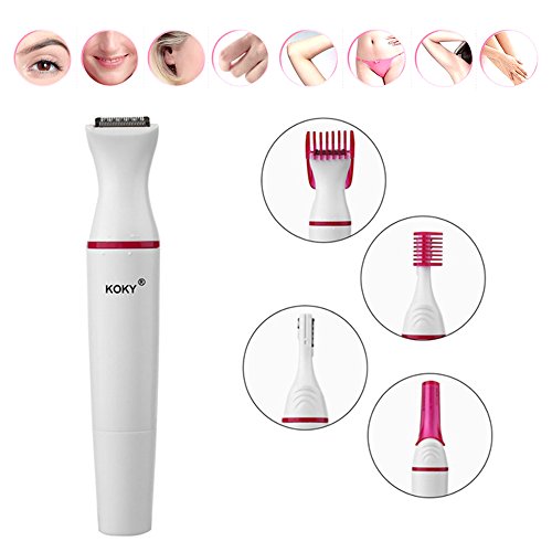 Koky Facial Hair Removal for Women with Cleaning Brush Suitable for Your Legs,Arms,Armpit Hair,Chin,Bikini Line Hair Remover