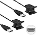 Hagibis Fitbit Alta HR Charger with Reset Button Replacement Charging Cable with Reversible Plug USB Connector for Fitbit Alta HR (2 Pcs)-Not for Fitbit Alta