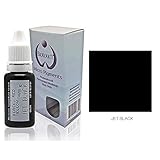 BIOTOUCH Micropigment JET BLACK Pigment Color Permanent Makeup Microblading Supplies Eyebrow Shading Micropigmentation Cosmetic Tattoo Ink Lip Eyeliner Ombre Feathering Hair Stroke LARGE Bottle 15ml