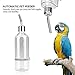 Pet Feeder Automatic Pet Water Dispenser Practical Parrot Water Drinking Feeding Bottle with Stainless Steel Ball Nipple (L)thumb 1