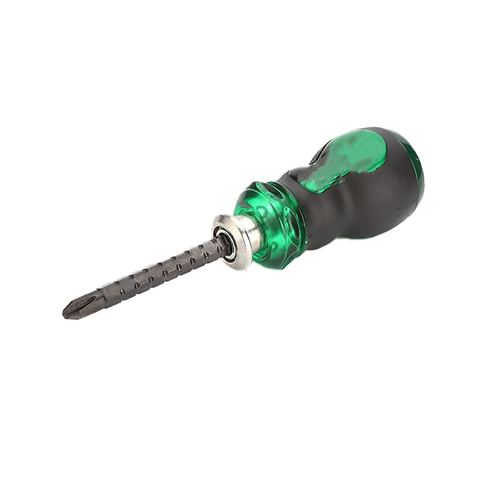 2 in 1 Adjustable Screwdriver, 6 x 180mm Slotted Phillips Interchangeable Screwdriver with Magnetic Bits for Instrument Repair