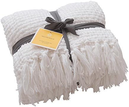 Melody House Super Soft Woven Plaid Pattern Throw