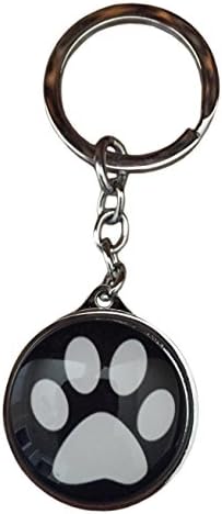 Pawprint Keychain (Black)