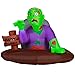 Holidayana Halloween Inflatable Crawling Zombie - 5ft Tall Spooky Outdoor Yard Decoration Crawling Blow Up Zombie with LED Lights, Built-in Fan, and Tie-Downs