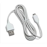 Amazon Kindle Replacement USB Cable, White (Works with Kindle Fire, Touch, Keyboard, DX, and Kindle) SHIPPING FROM USA (1, White)