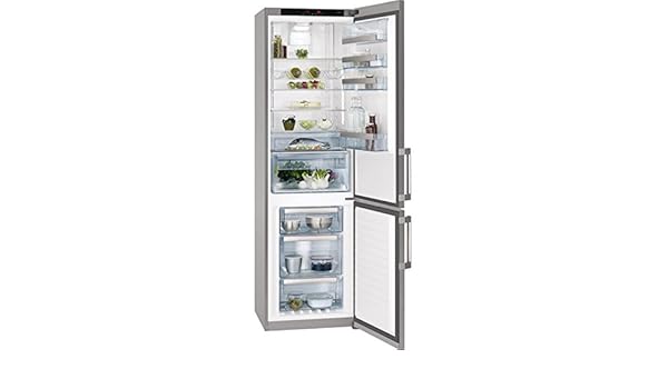 AEG S73820CMX2 Independiente 350L A++ Acero inoxidable nevera y ...