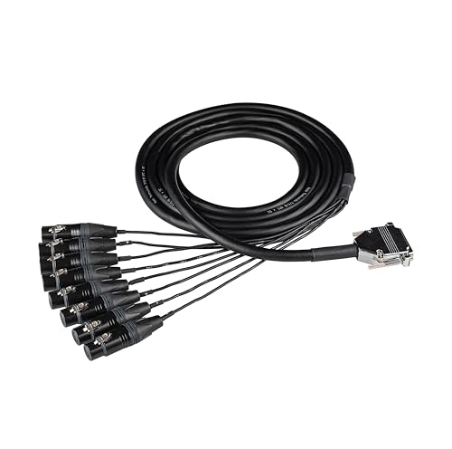 Hosa EDGE DB25 to Neutrik XLRF Snake, 2M