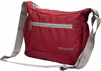 Prajo Men & Women Maroon Polyester Sling Bag