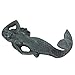TG,LLC Treasure Gurus Mermaid Wall Hook Cast Iron Antique Green