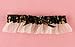 Hortense B. Hewitt Bride's Garter - Army Camo with Chiffon
