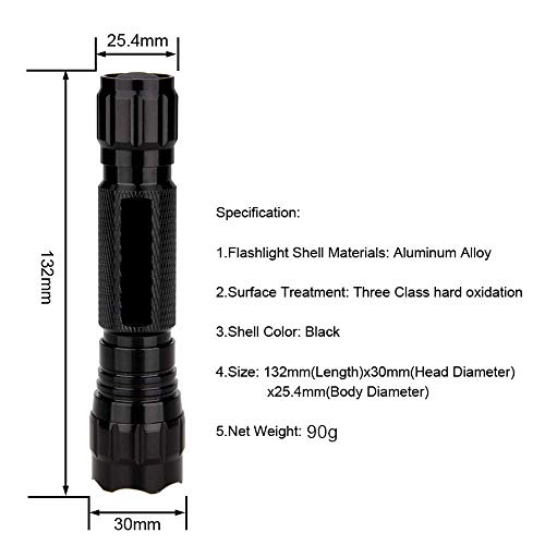 image for BESTSUN LED Tactical Flashlight Cree Xm-L2 LED 1200 Lumens Single Mode