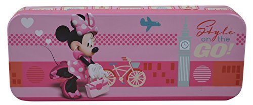 Disney Minnie Mouse - Metal Tin Case Pencil Box (FUSCHIA)