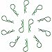 Luxury RC Green Body Clips Pins (12) Traxxas Team Associated Axial Racing ARRMA HPI Racing TLR Racing ECX Racing Kyosho and Tamiya