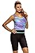 ENLACHIC Women Print Pattern One Piece Boy Leg Plus Size Rash Guard Athletic Surfing Wetsuit Swimwear