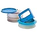 Tupperware Hamburger Press and Storage Keeper Set
