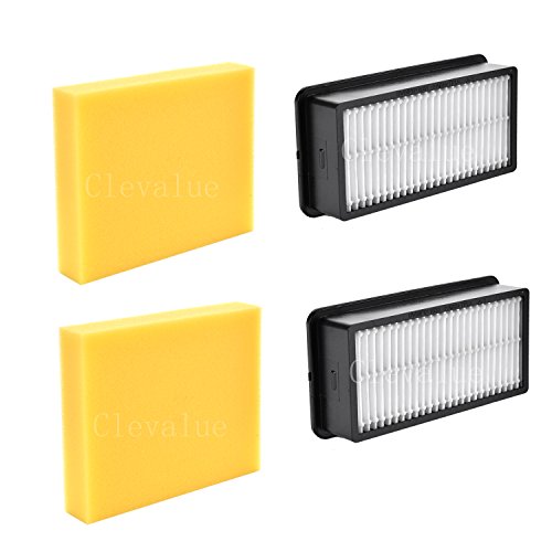 Clevalue Replacement for Bissell Style 1008 Filter Pack for CleanView Upright Vacuums-2pack