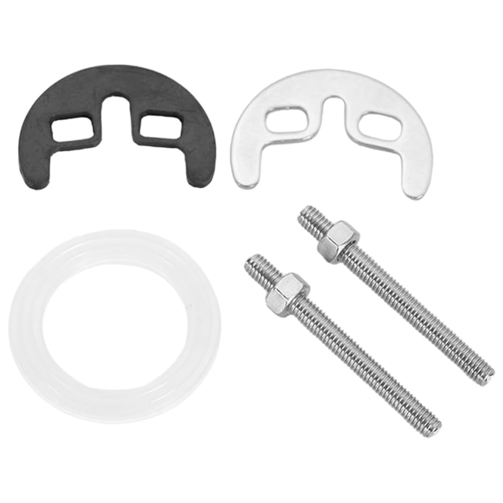 Photo 1 of Hemobllo Faucet Mounting Nut and Washer - Double Hole Faucet Fastener Nut Kitchen Faucet Anti Loosening Nut Wash Basin Tap Fixing Tool Faucet Lock Nut Faucet Repair Parts Accessories