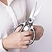 Professional Kitchen Scissors, Ideal for Poultry, Fish, Meat, Herbs, BBQ and Camping Food Preparation, Bonus Shears Protection Cover (Black)
