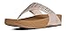 FitFlop Women's Novy Toe Post Flip Flop, Nude, 9 M US