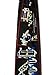 Steven Harris Chemisty Laboratory Necktie - Black - One Size Neck Tie