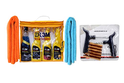Dashboard Polish 250ml.+ TYRE Polish 250ml.+ Leather Polish 250ml.+ CAR Glass Cleaner 250ml. + 2 PC (Orange + Sky Blue) CAR Microfiber Cloth. + Panchar kit (Master Combo Pack) Dashboard Polish 250ml.+ TYRE Polish 250ml.+ Leather Polish 250ml.+ CAR Glass Cleaner 250ml. + 2 PC (Orange + Sky Blue) CAR Microfiber Cloth. + Panchar kit (Master Combo Pack)